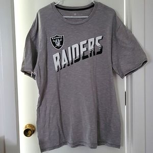 Raiders Men's XL Like New Short Sleeve Tee Grey